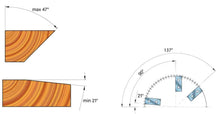 Load image into Gallery viewer, Vari-Angle Shaper Cutter | One IWF Floor Model
